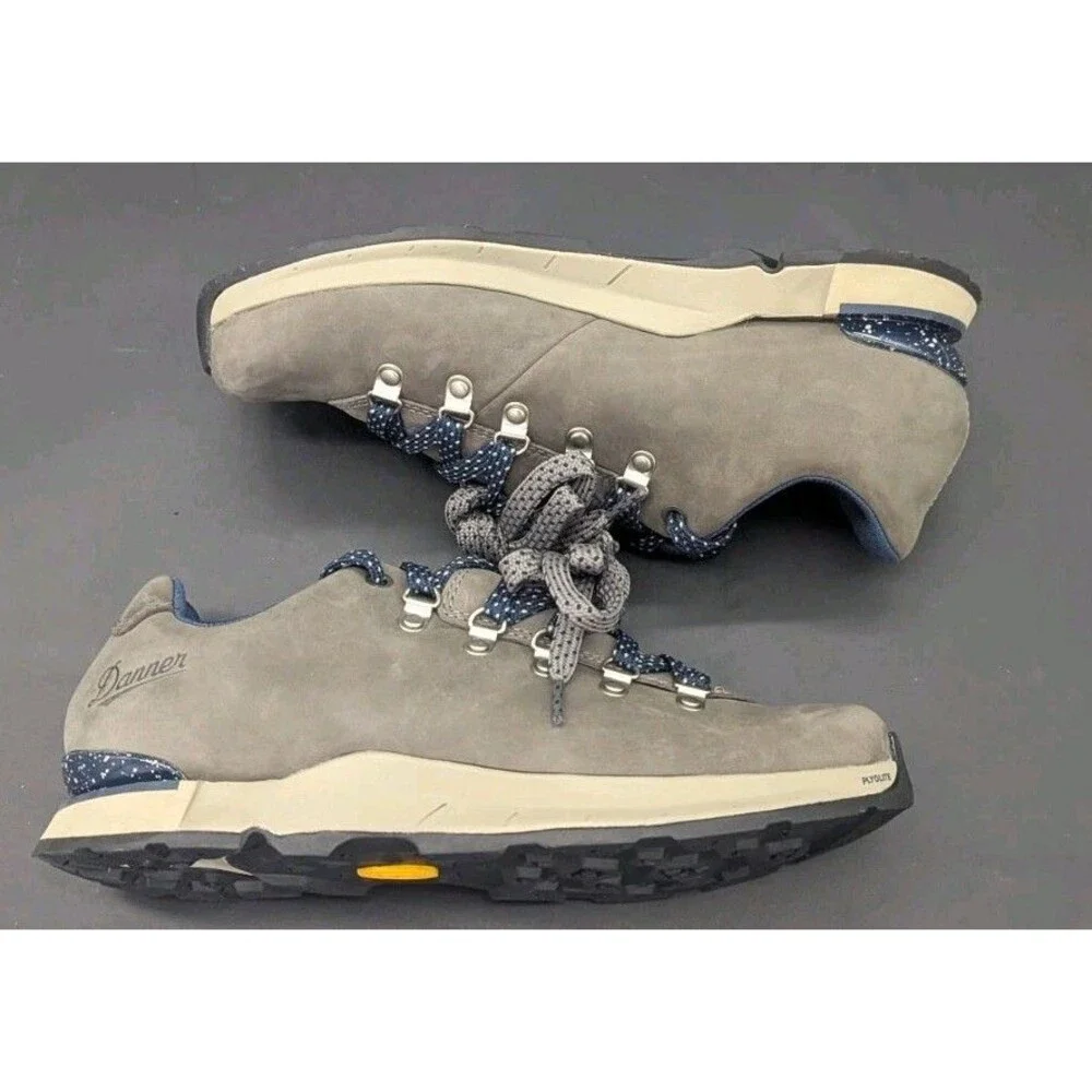 Danner Mountain Overlook Shoes Charcoal Gray Leather Mens Size 8 31792 READ!